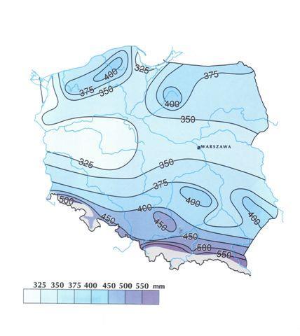 Potrzeby nawadniania kryterium klimatyczne