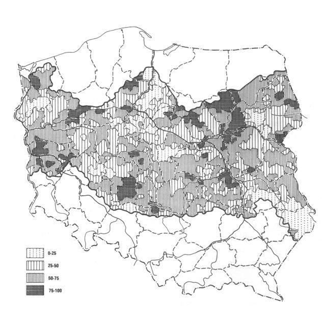 Tereny szczególnie deficytowe w wodę NAJMNIEJ OPADÓW, WIĘKSZA CZĘSTOŚĆ POSUCH GLEBY O NAJMNIEJSZYCH ZDOLNOŚCIACH RETENCJONOWANIA WODY Kraina Wielkich