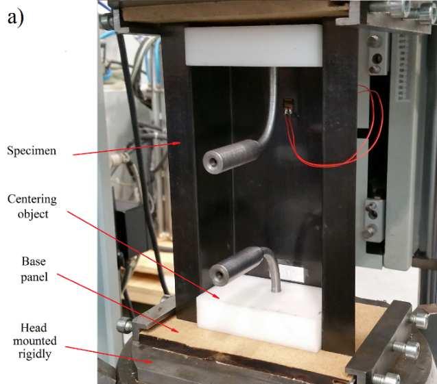 212 P. Różyło EXPERIMENTAL STUDY Experimental tests of thin-walled composite profiles under compression were performed using a universal testing machine - Zwick Z100.