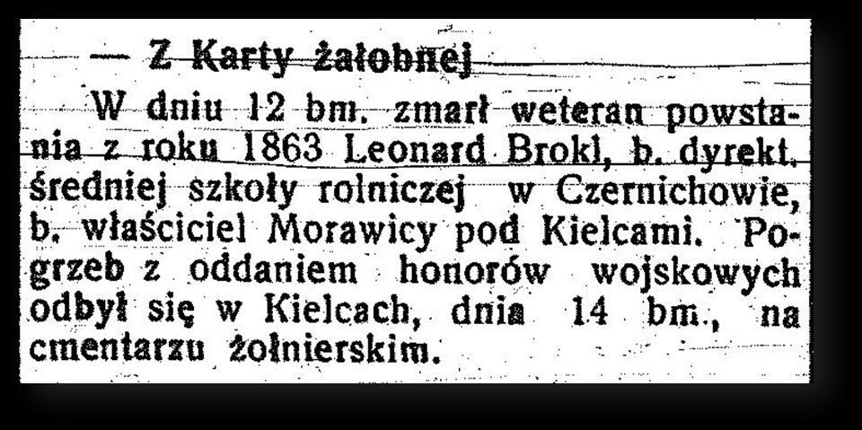 Kielcach. Źródło: http://powstanie1863.zsi.