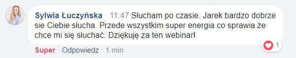 Co mówią studenci: Cześć Maja. Wczoraj przedstawiłam się grupie.