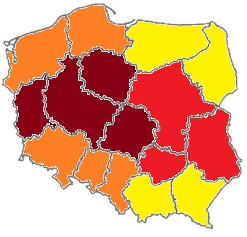 Na znacznym obszarze Polski występuje potencjalnie