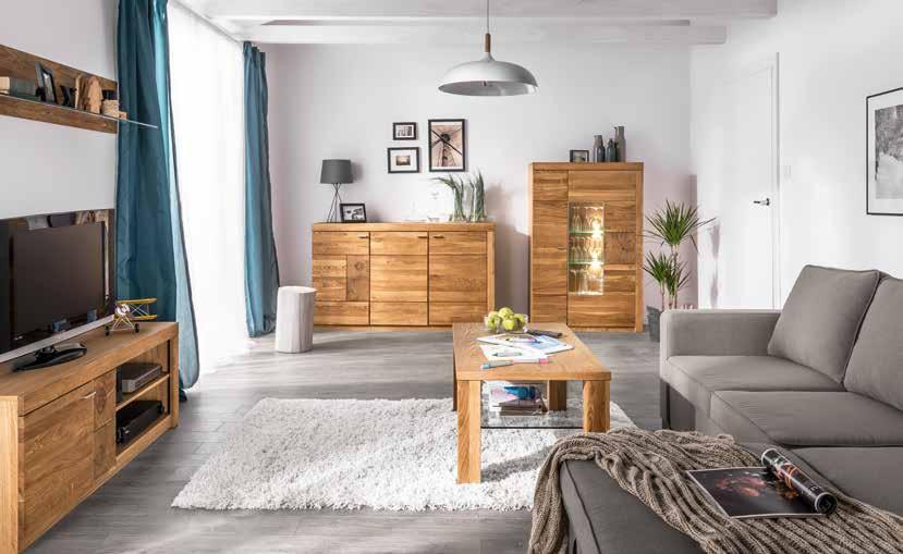 Velle VELLE 25 szafka RTV 2-drzwiowa 180 x 53 x 42 cm 2 door, TV unit 180 x 53 x 42 cm VELLE 41 stolik okolicznościowy 110 x 49 x 60 cm coffee table 110 x 49 x 60 cm VELLE 39 160/210 x 77 x 95 cm