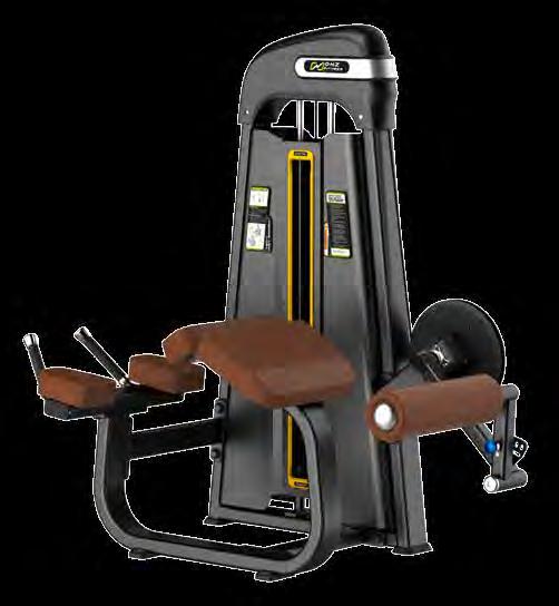 PRONE LEG CURL LEG EXTENSION tapicerka wyprofilowana w