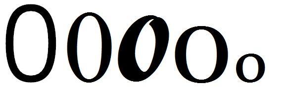 Współczesny symbol zero