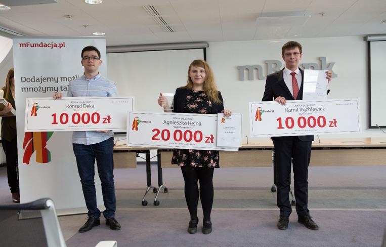 6) Krok w przyszłość: Nagroda mfundacji za najlepszą pracę studencką z matematyki W 2016 r ustanowiliśmy Konkurs na najlepszą pracę studencką z matematyki.
