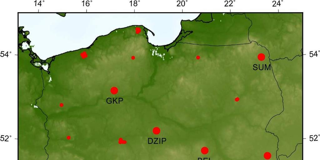 Wstrząsy sejsmiczne w Polsce