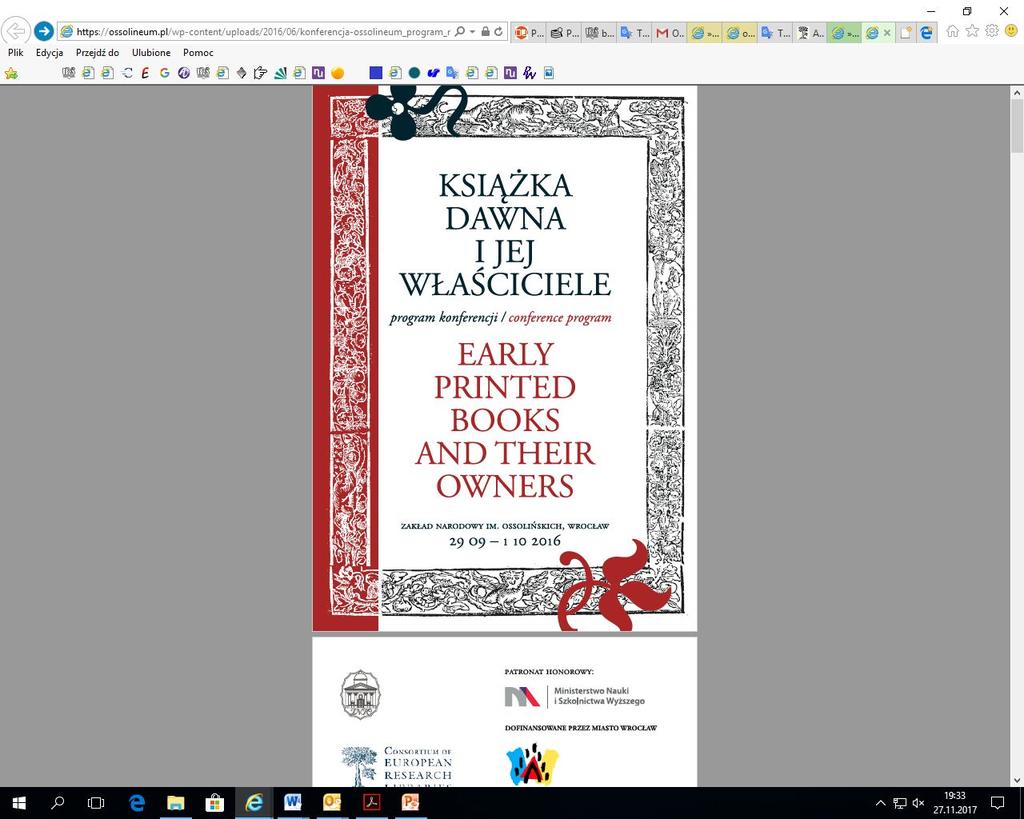 3 dni obrad; 7 bloków tematycznych; 12 sesji tematycznych; 58 referatów; Prelegenci z: - 12 bibliotek i