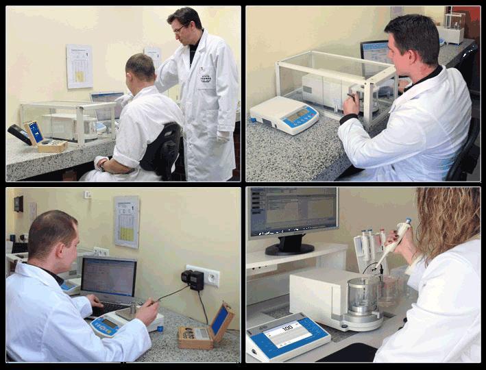 kilka słów o Laboratorium Pomiarowym RADWAG Wzorcowanie: wag elektronicznych - nieautomatycznych; - automatycznych.