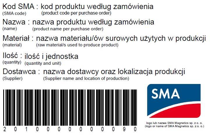 2019-02-15 06 16 / 16 Dodatkowe dane wymagane przez dostawce mogą również znaleźć się na etykiecie.