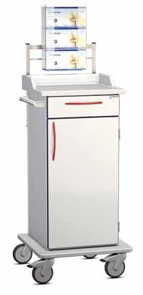 SERIA PX 100- WÓZEK DOKUMENTACYJNY SERIA PX 100-WÓZEK ZABIEGOWY PX114P1C15 PX114PC1 Wymiary: 574 x 54 x 111* (szer. x gł. x wys.) 14 jednostek wysokości (JW) 1 szuflada, wys. 18 ( JW) wymiary wewn.