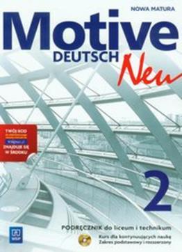 Motive Deutsch Neu 2 Podręcznik z płytą CD i rozszerzony Jarząbek Alina Dorota, Koper Danuta nr dopuszczenia