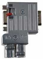 System BUS: CAN / DeviceNet Złącza BUS Sub-D Wysoki stopień ochrony EMC Do przewodów o średnicy do 10 mm Duża elastyczność dzięki rozszerzeniu zakresu dławienia przewodów Oszczędność kosztów dzięki