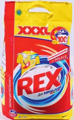 4,05 kg 24,99 30,74 Proszek do prania Rex
