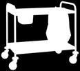x 700 x 975 1 400,00 zł Wózki serwisowe z 3 półkami 855 260 260 975 Model Nr. Ref.