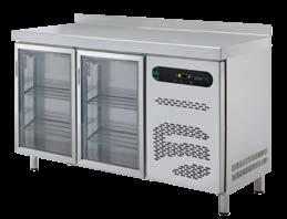 Stoły chłodnicze Stoły chłodnicze ze szklanymi drzwiami 700 mm GN 1/1 ETP-7-180-30 D GLASS ETP-7-135-20 D GLASS ETP-7-225-40 D GLASS > STOŁY CHŁODNICZE ZE SZKLANYMI DRZWIAMI 700 MM GN 1/1