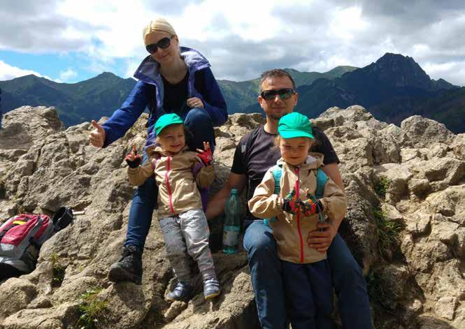 Rodzina Kończak na zdjęciu Kamila i Maciej z córkami: Aleksandrą i Joanną Co było dla Ciebie główną motywacją do wzięcia udziału w pilotażu?