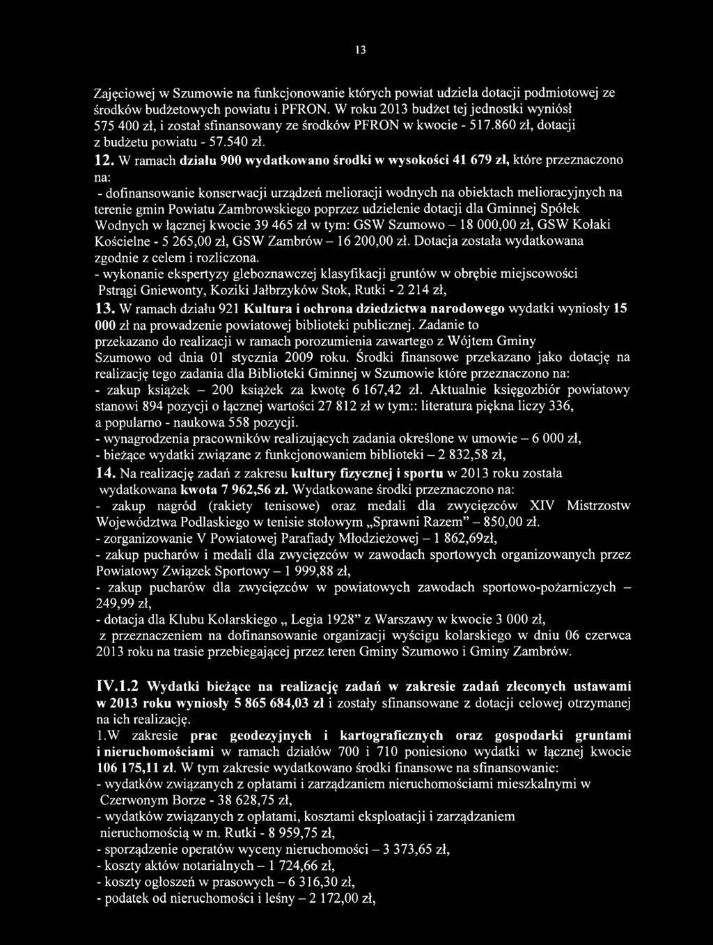 Dotacja została wydatkowana zgodnie z celem i rozliczona.