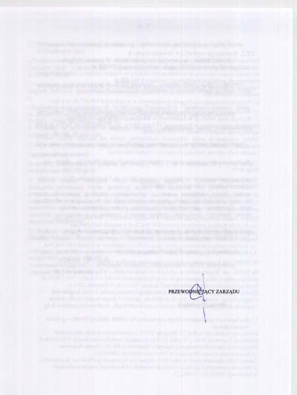 16 1.5 Wykonanie dokumentacji projektowej i opracowania geodezyjne za łączną kwotę 12 134,59 zł w tym: - Przebudowa drogi powiatowej Nr 2012B Wiśniewo - Łętowo Dąb - Kołaki Kościelne - Czarnowo Undy