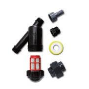 0 Filtr ssawny z mosiężnym zaworem zwrotnym, przyłącze 1". Filtr wody Dokładny filtr wody z adapterem 6 4.730-102.