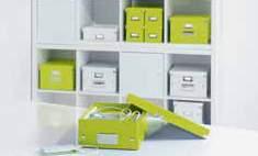Pudełka pudełka składane Click&Store WOW Dostępne kolory WOW Biały Różowy Łatwe