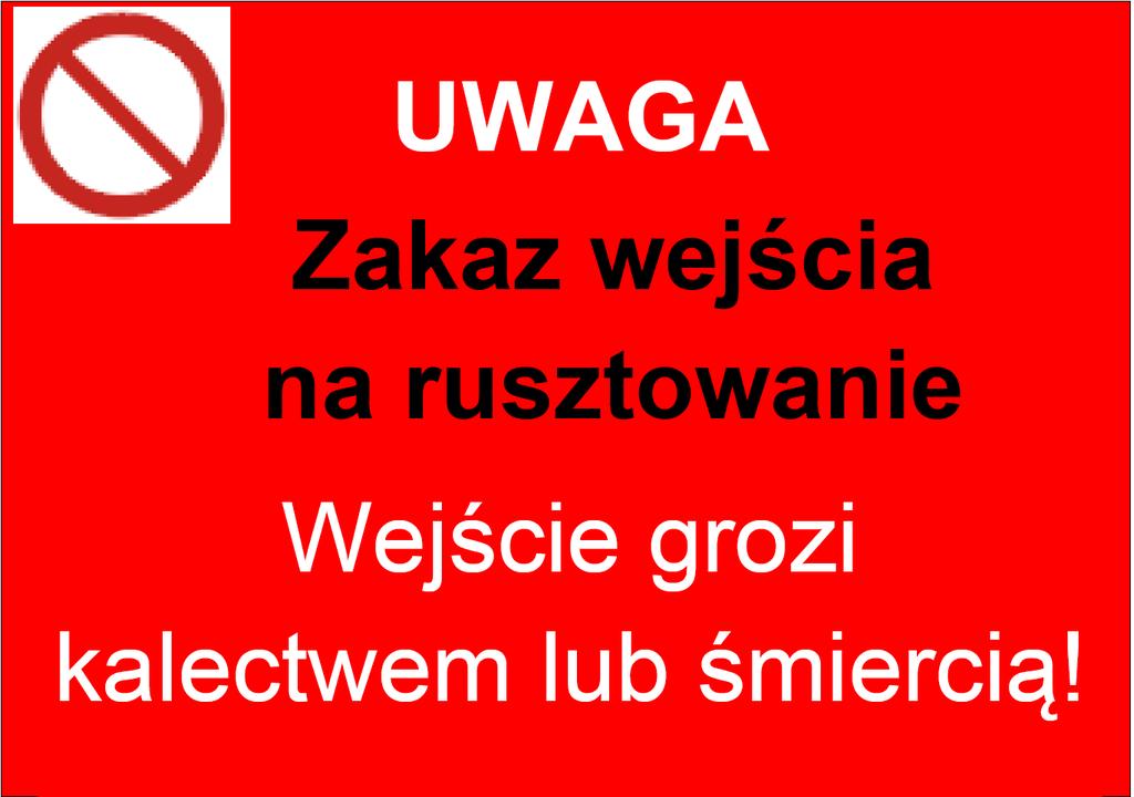Załącznik nr 6 do instrukcji RB-IZB-4 Prace