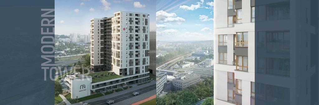 03. CHARAKTER INWESTYCJI Modern Tower to inwestycja łącząca stylowe apartamenty z eleganckim aparthotelem.