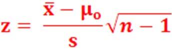 TESTY DLA WARTOŚCI ŚREDNIEJ POPULACJI (znane σ) Przykład 4.1: Automat formuje płytki ceramiczne o nominalnej wadze 250 g. Wiadomo, że rozkład wagi poszczególnych płytek jest normalny N(m, 5).