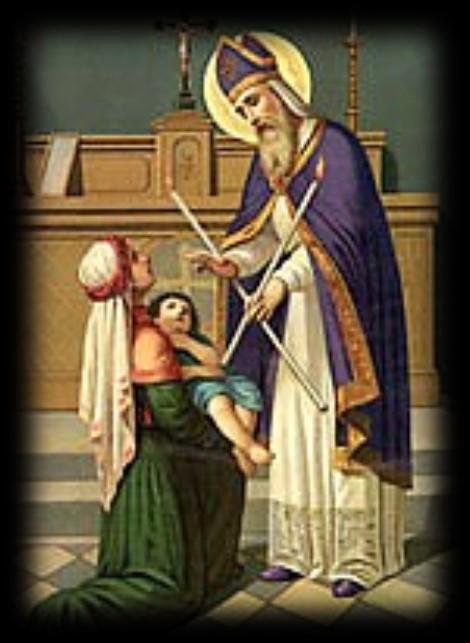 According to the Acts, while Blaise was being taken into custody, a distraught mother, whose only child was choking on a fishbone, threw herself at his feet and implored his intercession.