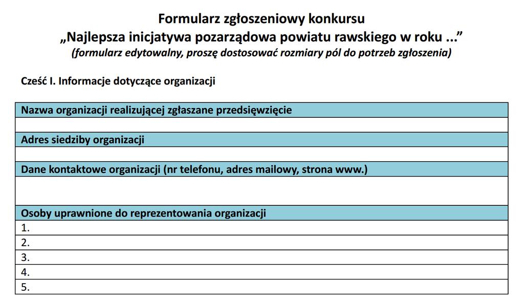 Formularz