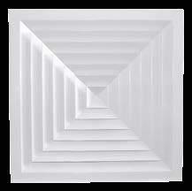 ANEMOSTATY, NAWIEWNIKI, KRATKI, ZAWORY Anemostaty okrągłe i sufitowe kwadratowe Circular and rectangular ceiling diffusers Anemostat okrągły z przepustnicą Circular diffuser with damper DS -