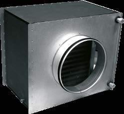 prostokątna Heating coil for rectangular ducting SVS Cena [EUR/szt.