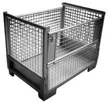 KANAŁY WENTYLACYJNE OKRĄGŁE SPIRBOX, składany kosz na produkty SPIRBOX, foldable metal rack SPIRBOX - bezpieczny system transportu rur SPIRO Pipe transportation