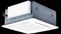 KLIMATYZATORY Klimatyzatory Mistral Mistral air conditioner units Jednostka wewnętrzna kasetonowa Internal cassette unit MULTI GRZANIE CHŁODZENIE WENTYLATOR AUTO AUTORESTART PILOT SLEEP TIMER TURBO