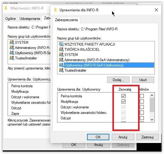 d) Dla pliku EXE uruchamiającego aplikację (klikamy prawym klawiszem myszy na ikonkę Helios i