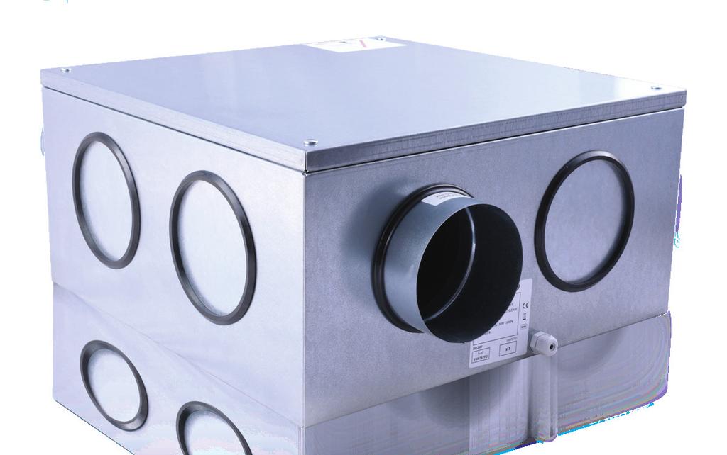 SYSTEM DR HIGRO AERECO 13 Z G O D N E A+ A B C D E F G VAM Wentylator wyciągowy zbiorczy zakres przepływu 0 250 m 3 /h, podciśnienie maks.