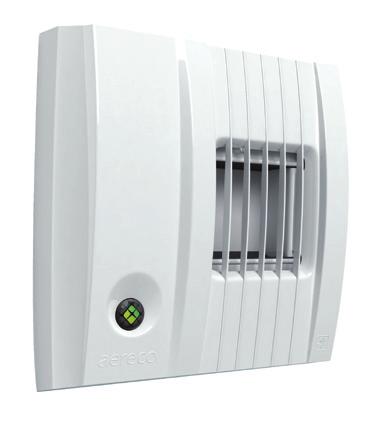 18 SYSTEM DR HIGRO AERECO BXC CO2 Kratka wyciągowa z czujnikiem CO 2 zakres przepływu 9-85 m 3 /h, podciśnienie 20-100 Pa Otwarcie kratki po przekroczeniu progowego stężenia CO 2.