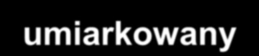 łagodny okresowy łagodny umiarkowany ciężki umiarkowany