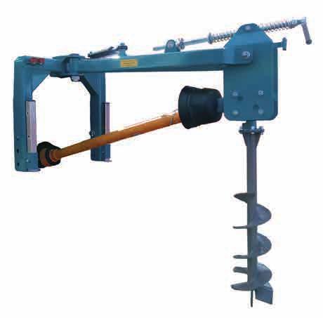 ) zależna od typu ciągnika 96 176 7000 8610 Przesuw boczny hydrauliczny + 1845 DS-25/50 Szerokość robocza wierteł Ø25, Ø50 lub wg zamówienia Obroty