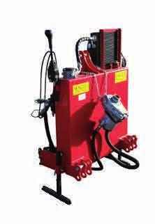 hydraulika zewnętrzna ciągnika Max prędkość robocza km/h 5 Wymienne elementy robocze