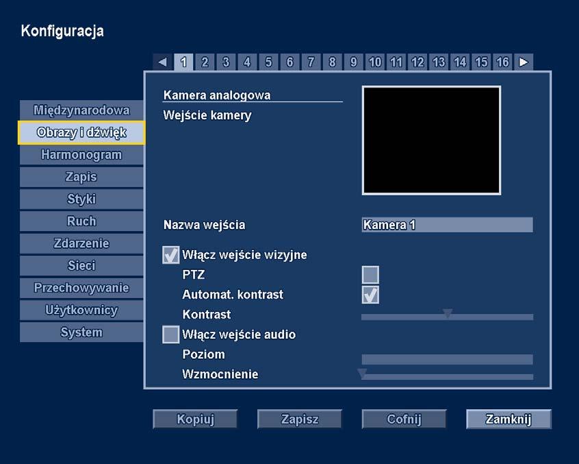 62 pl Menu konfiguracji zaawansowanej Divar XF Kliknij przycisk Synchronizacja, aby zsynchronizować godzinę.