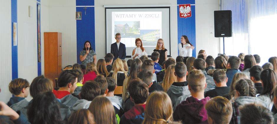 LISTOPAD 2018 6 OŚWIATA Od 16 do 18 października w Zespole Szkół w Czerwionce- Leszczynach w ramach Ogólnopolskiego Tygodnia Kariery odbywały się zajęcia dla gimnazjalistów i uczniów klas ósmych,