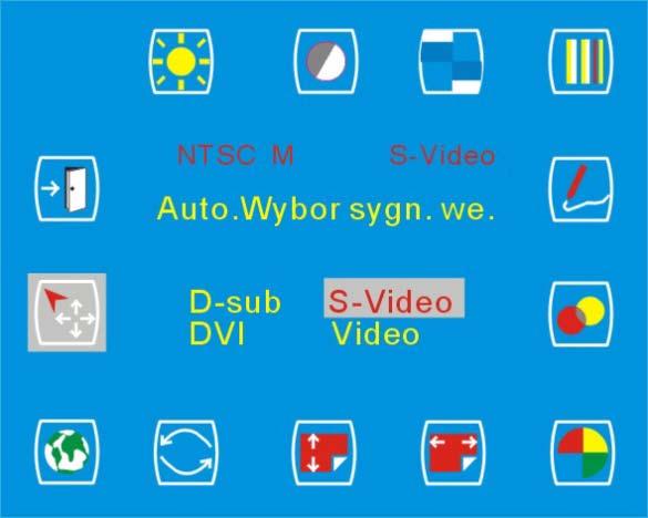 Wybór wejścia