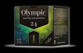 Olympic Olympic High Speed Linia Olympic High Speed ze śrutem stalowym charakteryzuje się wyższą prędkością i specjalnie dobraną przybitką, która pozwoli na rozbicie rzutka na dalekich dystansach.