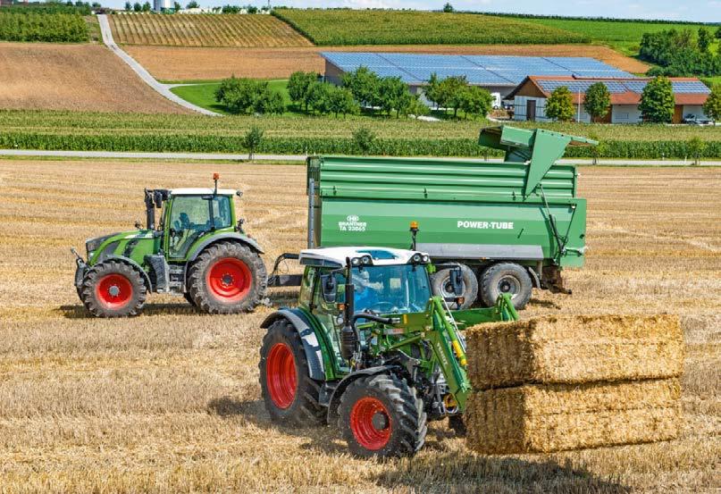 Skok zawieszenia osi przedniej wynosi 80 mm, a jej kąt wyhylenia 20. Dzięki automatye poziomowania komfort amortyzaji i bezpiezeństwo są na najwyższym poziomie niezależnie od obiążenia.