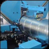 OKRĄGŁE KANAŁY WENTYLACYJNE Elementy kanałów wentylacyjnych produkowane są na profesjonalnych maszynach firmy SPIRO.