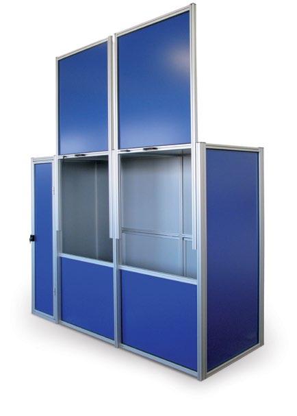 Do produkcji tych konstrukcji system Item oferuje ponad 100 typów profili z kilkunastu typoszeregów wielkości o różnych przekrojach, dobranych w zależności od