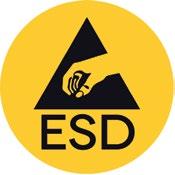 instalacyjne: złączki i łączniki uziemiające, nakrętki do rowka i złącza łączące profile tworząc połączenia ESD, akcesoria poprawiające