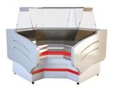 temperatur - od +1 C do +10 C czynnik chłodniczy - R 507 napięcie znamionowe - 230 V~, 50Hz blat roboczy - płyta laminowana komora przechowalnicza - blacha aluminiowa przesłony nocne - plexi pasek