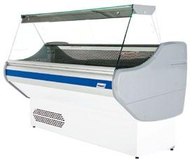 WITRYNY CHŁODNICZE WITRYNA CHŁODNICZA Z SZYBĄ PROSTĄ ВИТРИНА ОХЛАЖДАЮЩАЯ СО СТЕКЛОМ ПРЯМЫМ REFRIGERATED COUNTER WITH STRAIGHT GLASS KÜHLVITRINE MIT GERADER FRONTSCHEIBE WCH 0.
